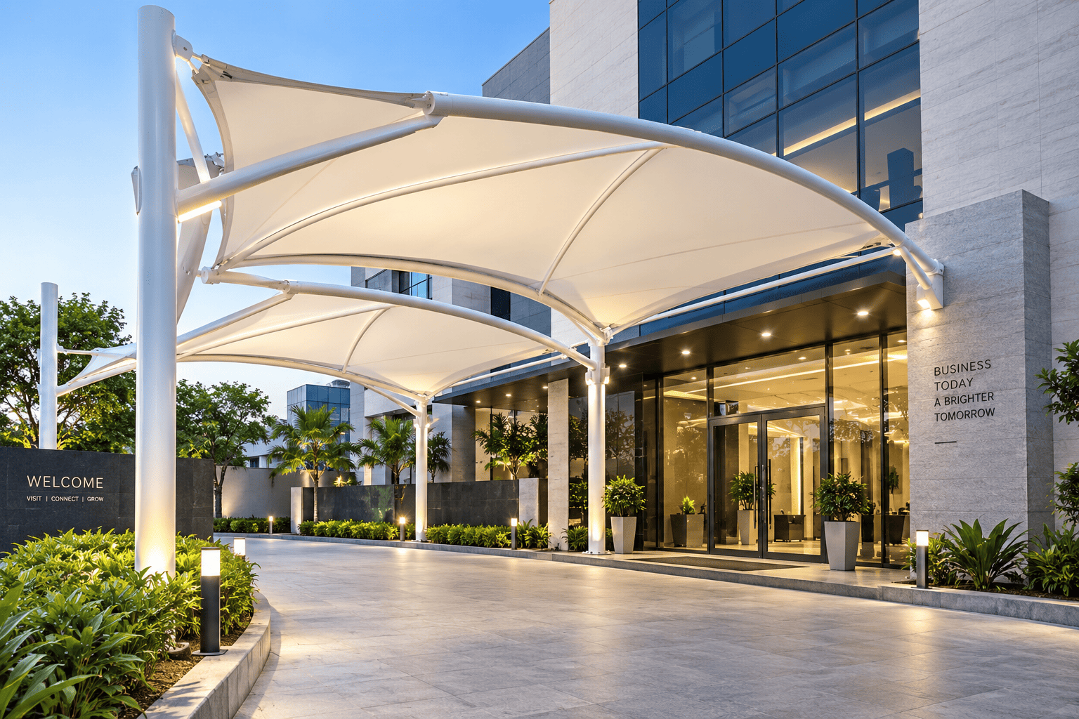 Commercial tensile structure solution