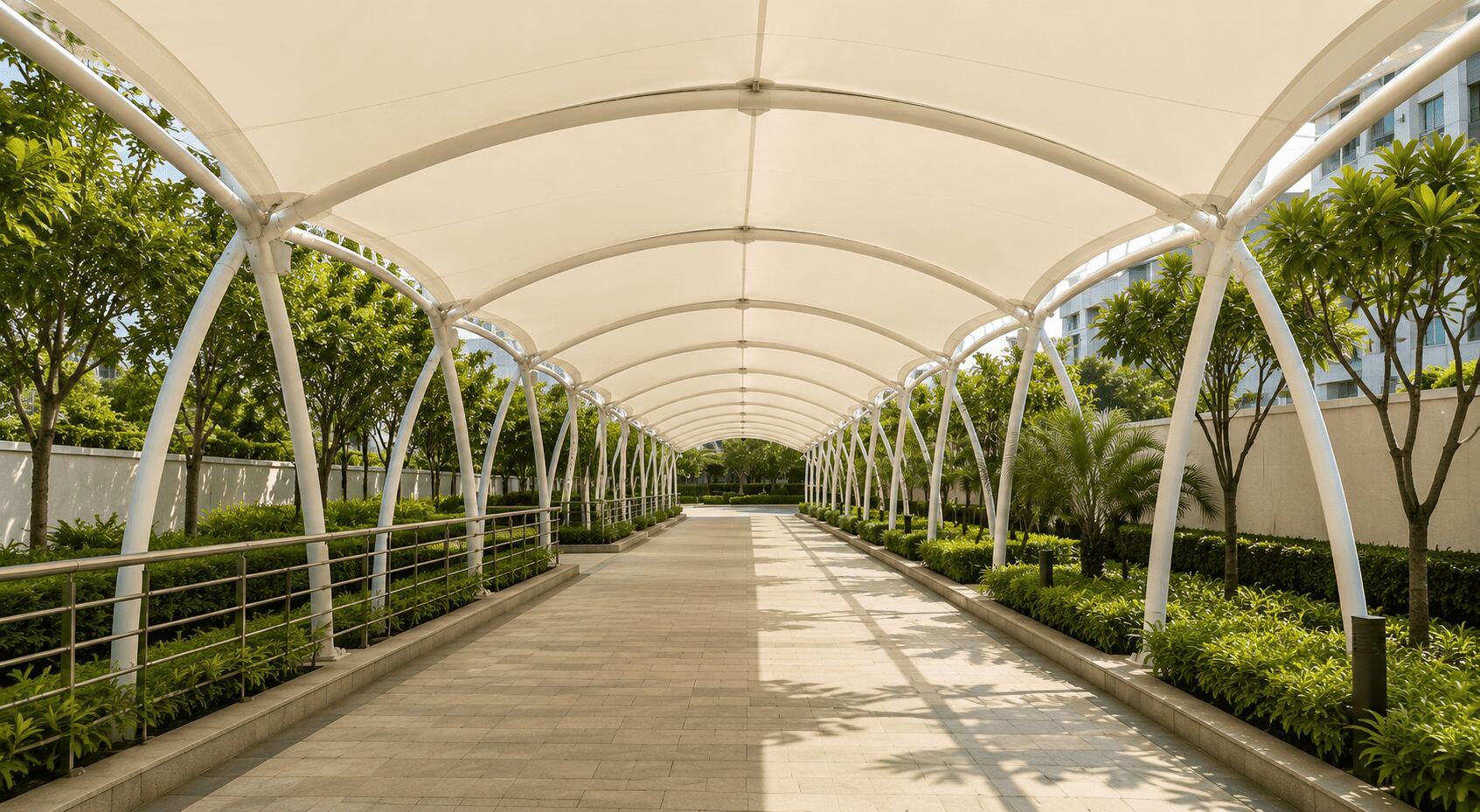 Walkway Tensile Structure