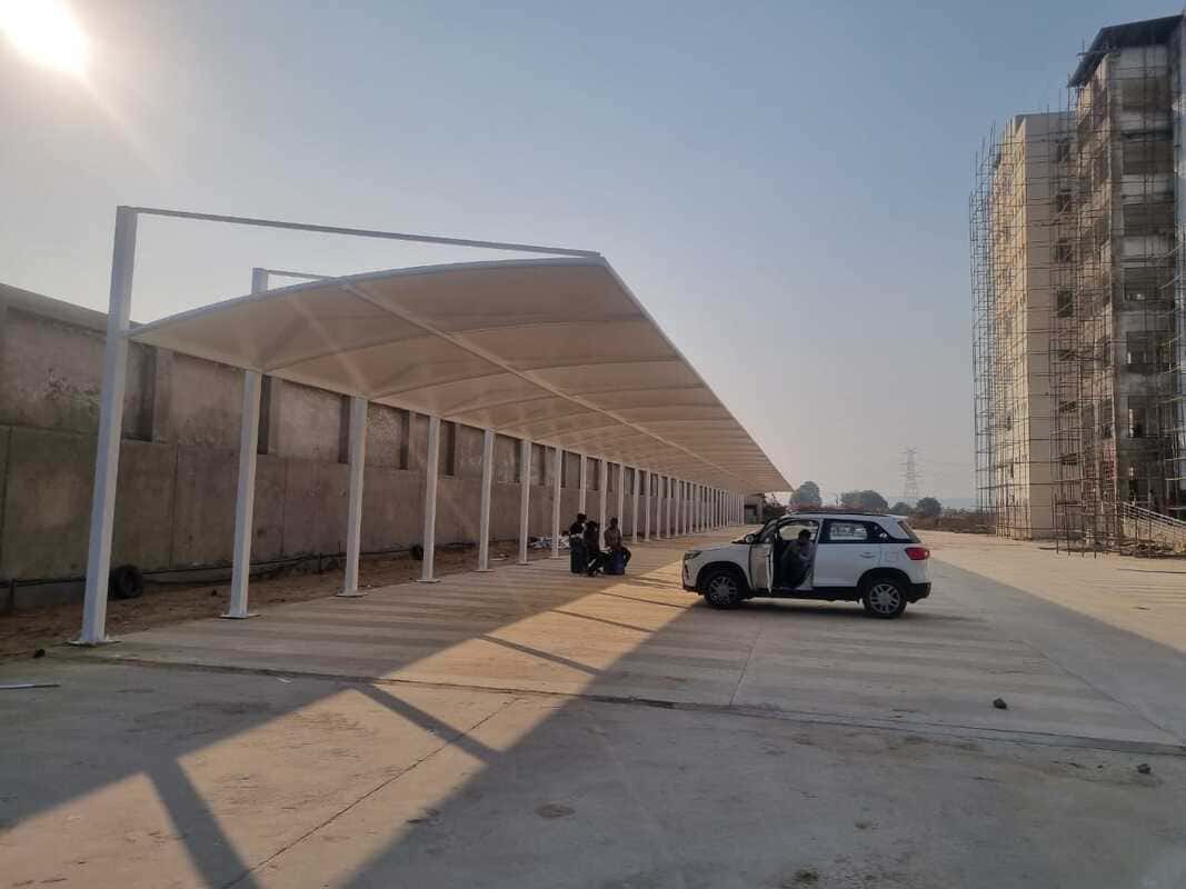 Institutional Walkway Cover tensile structure in Jhunjhunu, Rajasthan