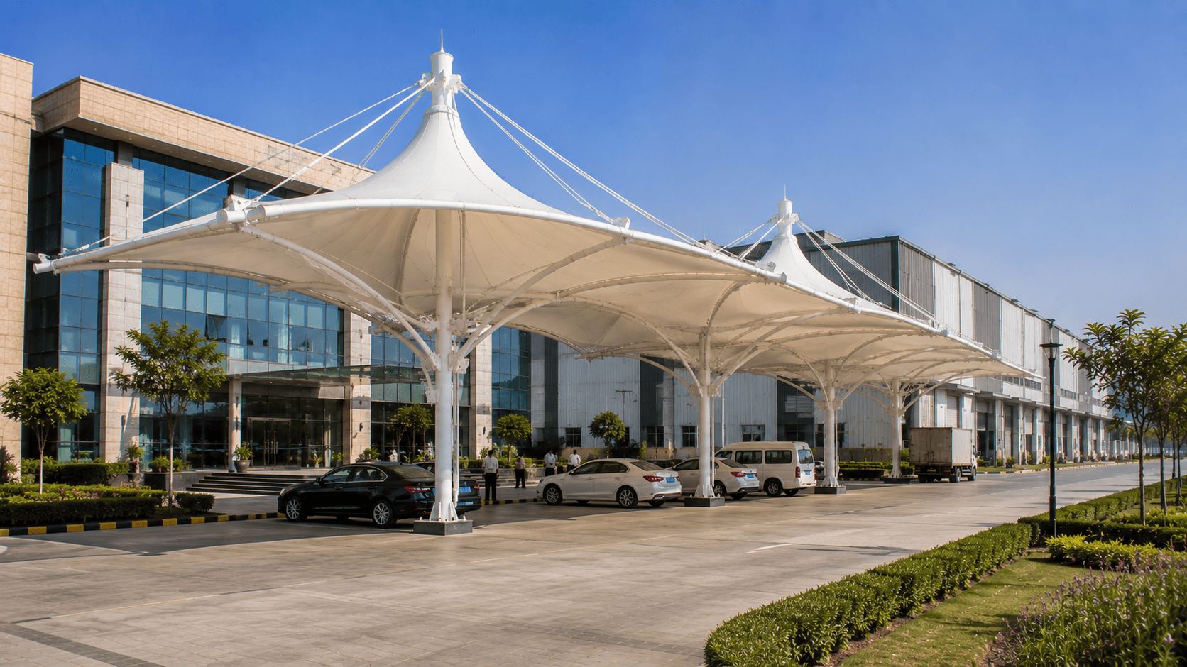 Factory and Industrial Tensile Structure Gujarat