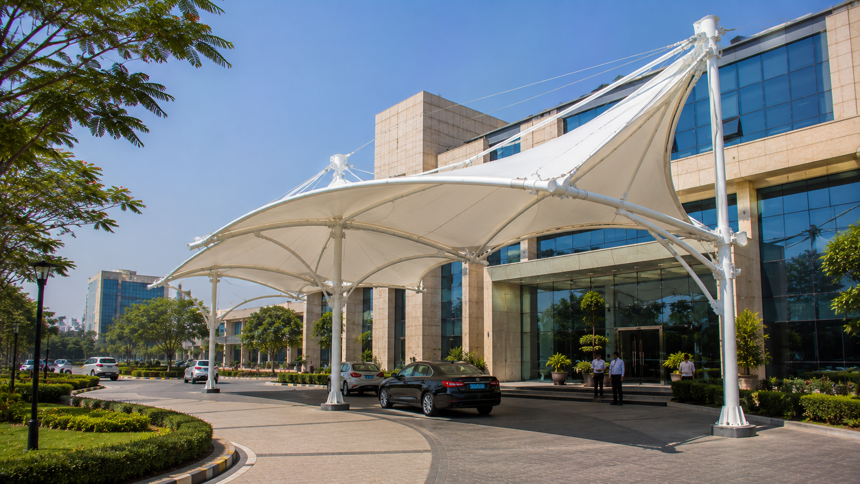 Commercial and Industrial Tensile Structure Madhya Pradesh