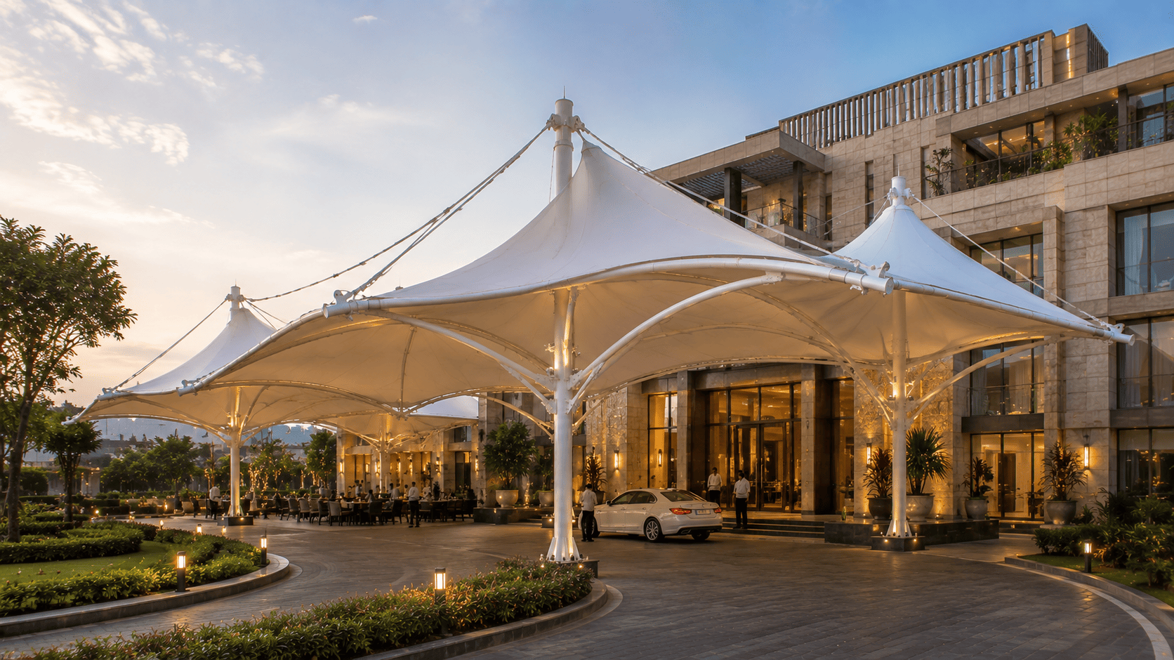 Hotel and Commercial Tensile Structure Madhya Pradesh
