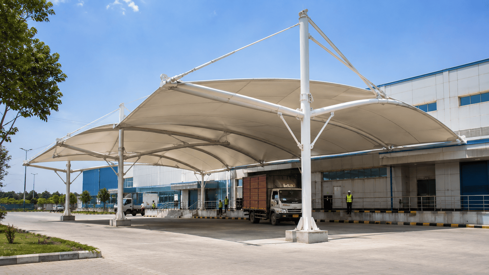 Commercial and Industrial Tensile Structure North India