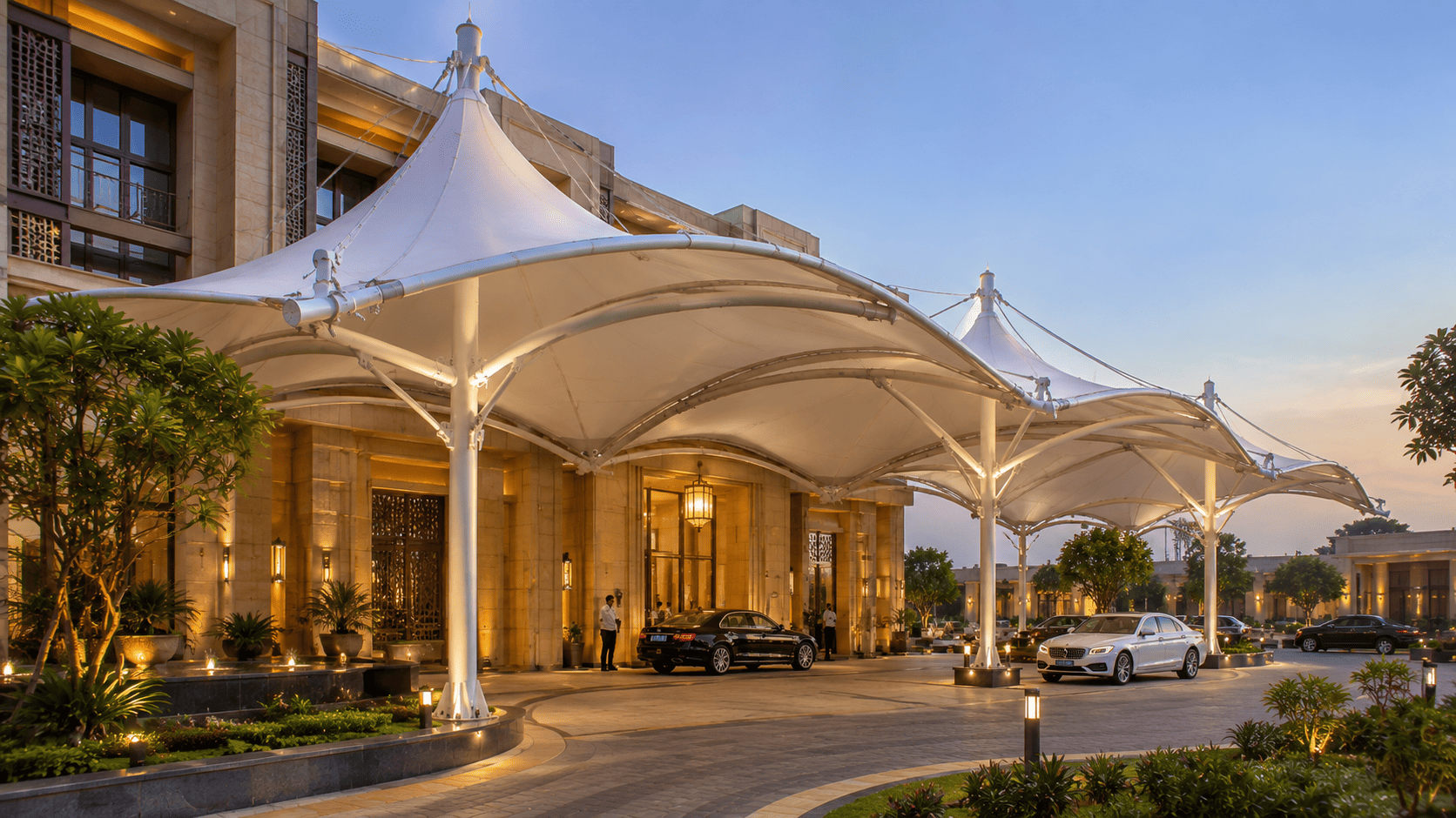 Hotel and Hospitality Tensile Structure Uttar Pradesh