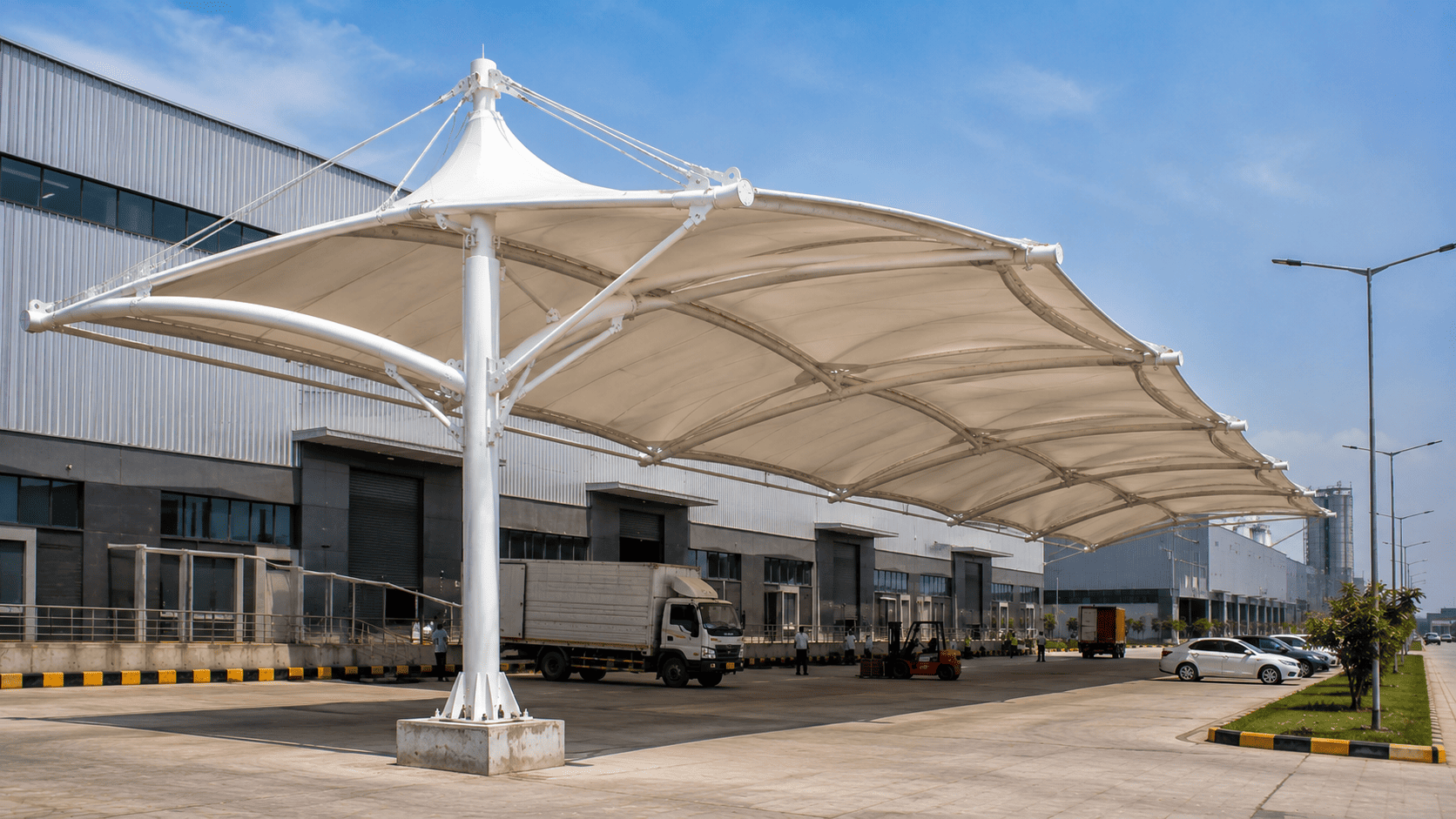 Industrial Tensile Structure in Uttar Pradesh
