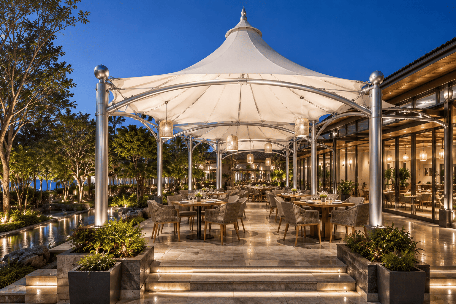 Hotel Stadium Tensile Structure