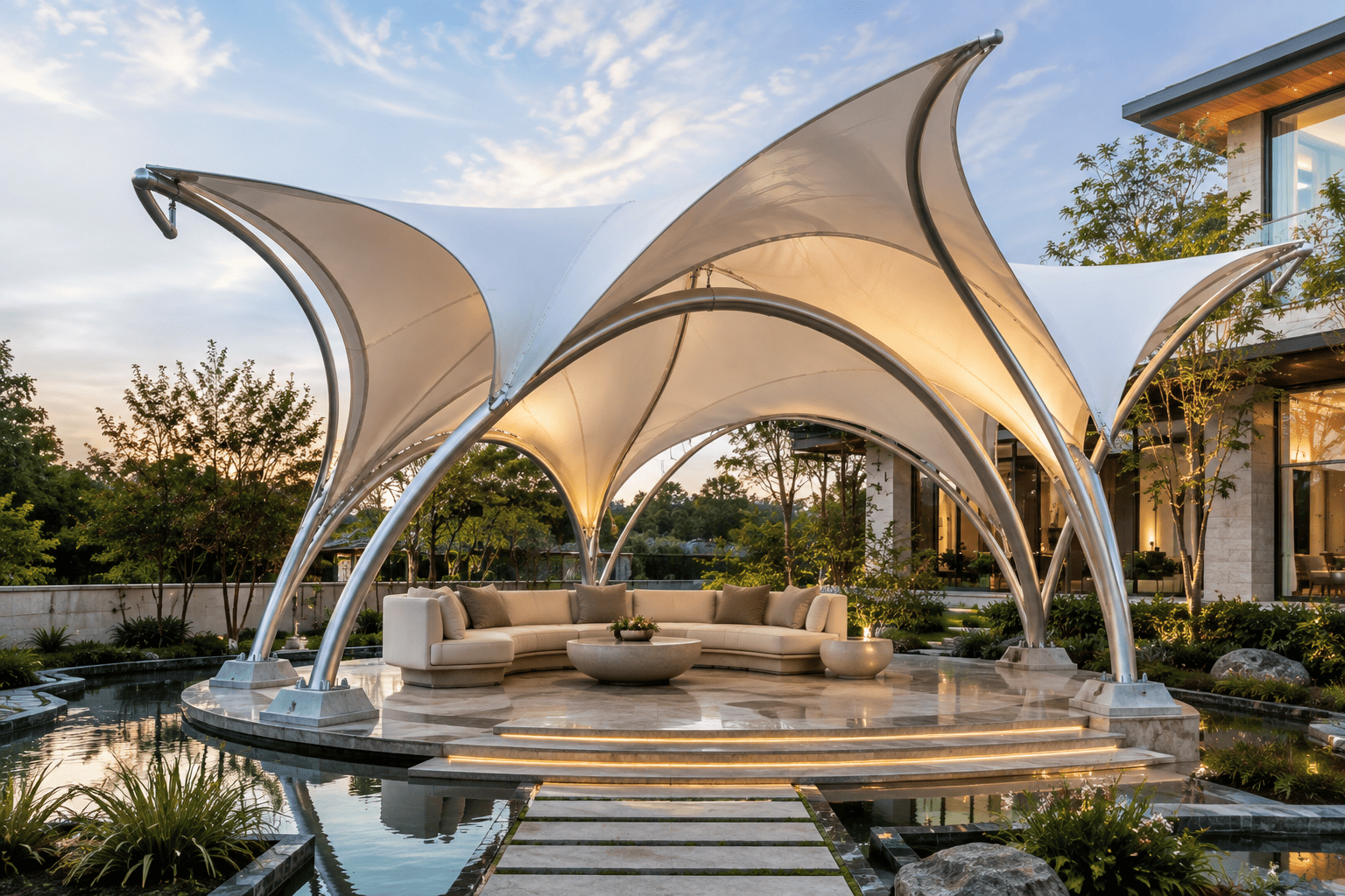 Terrace Stadium Tensile Structure