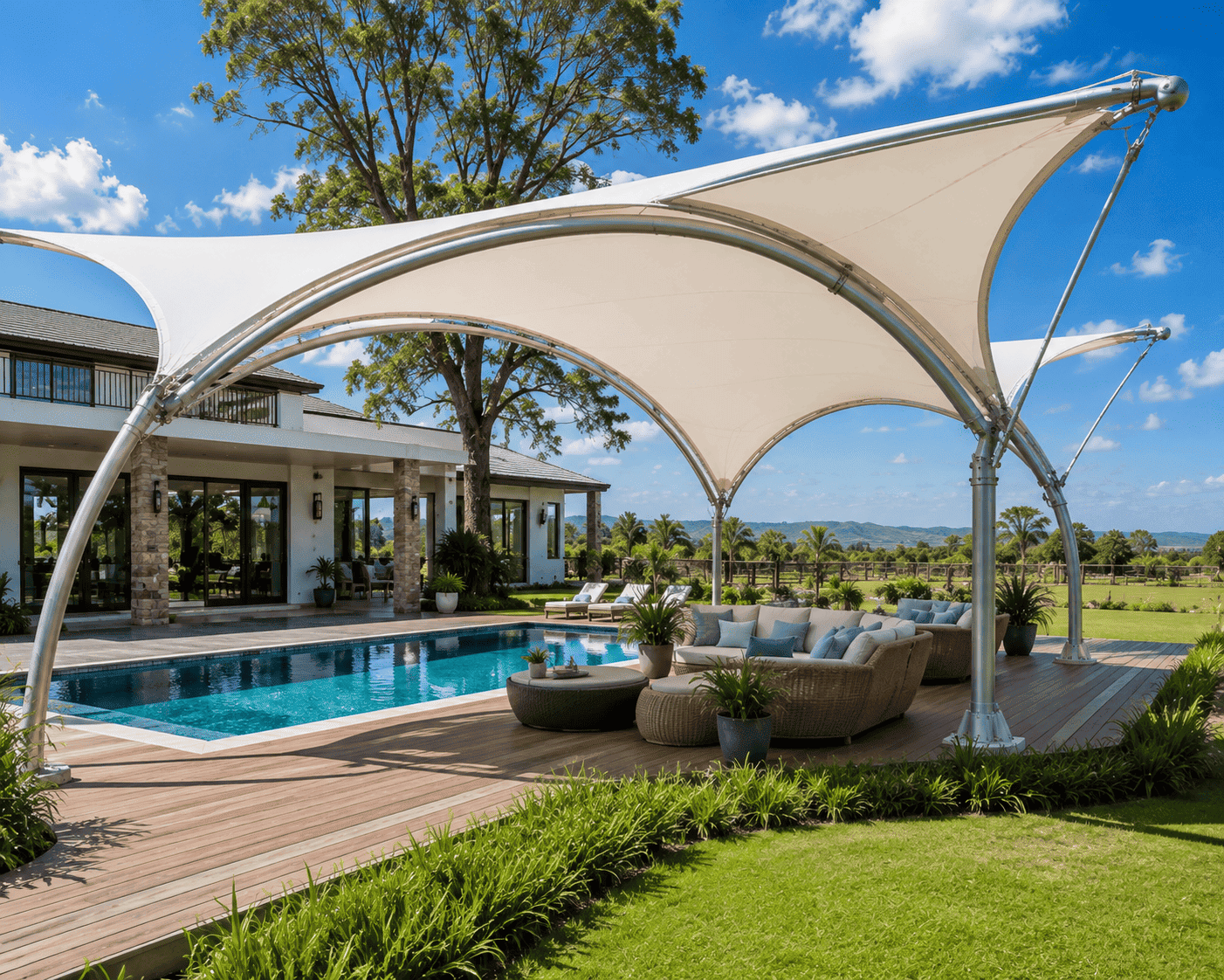 Large Span Tensile Roof Structure