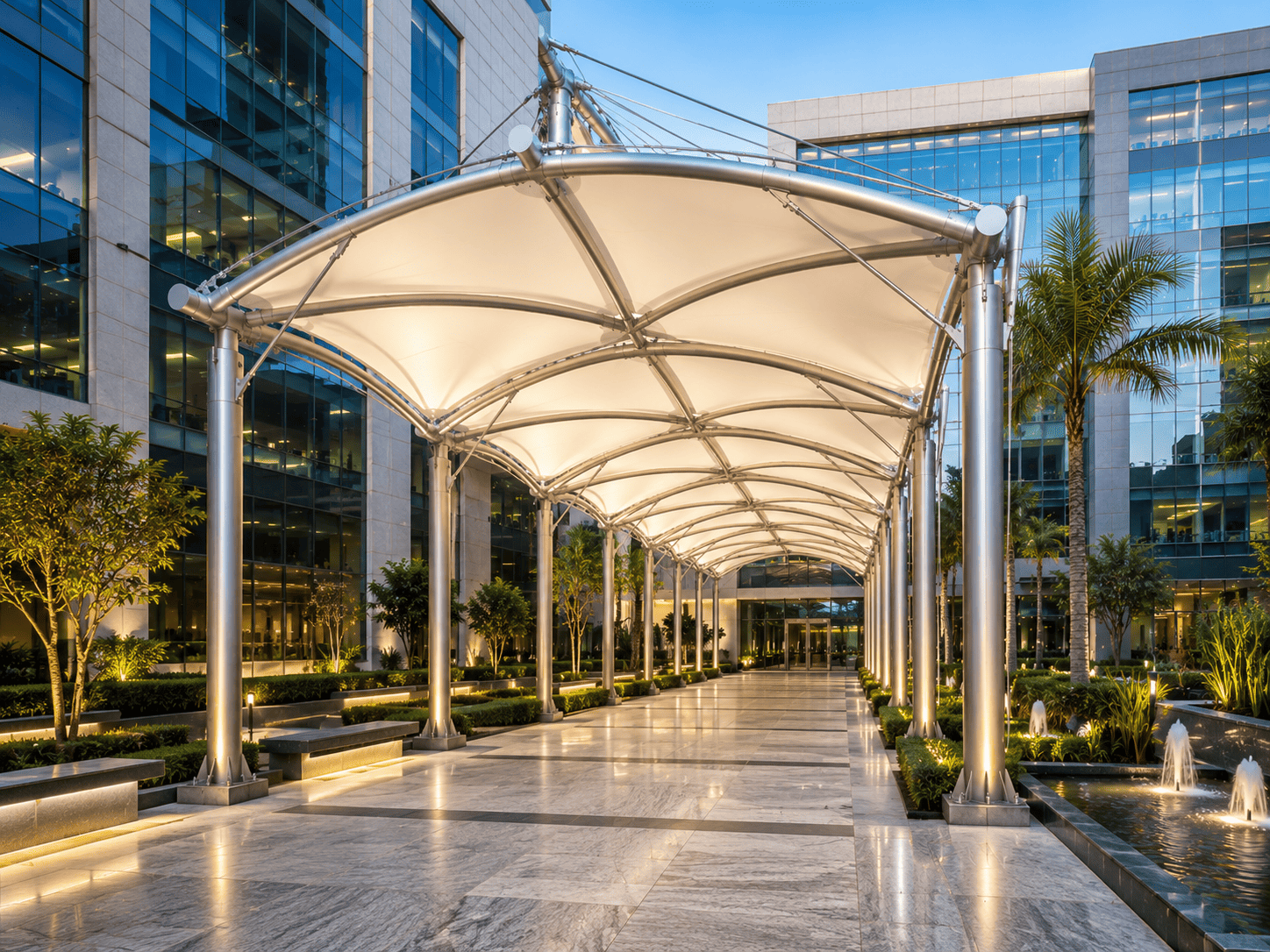 Conical Stadium Tensile Structure