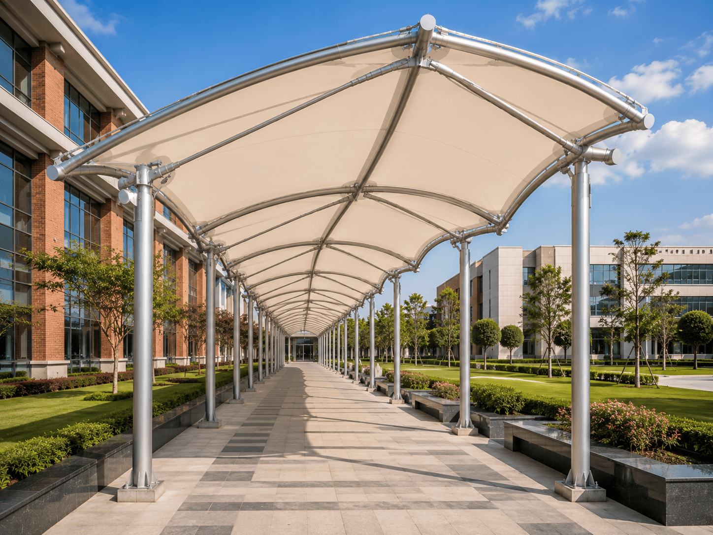 Multi-Peak Stadium Tensile Structure